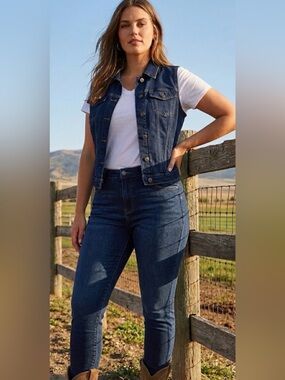 Sonoma Women's Navy Skinny Jeans